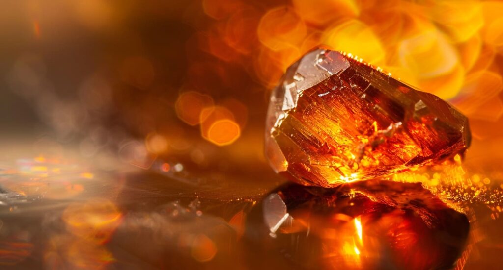 pedras preciosas laranja
