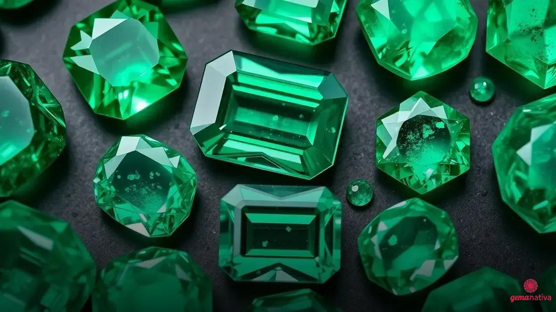 Fatores que determinam o valor de uma esmeralda: cor, pureza, tamanho e lapidação