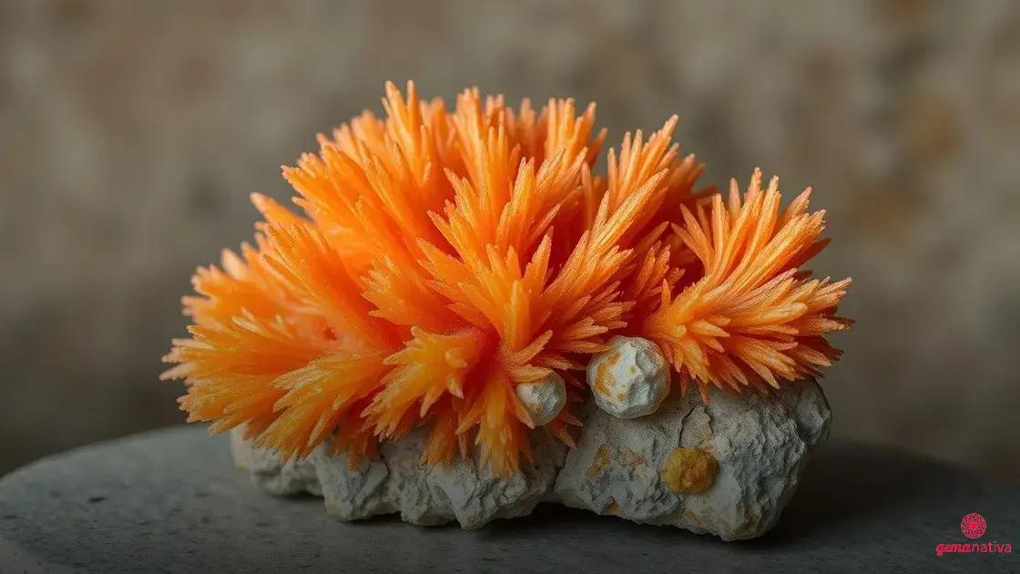 Curita: Um Mineral Raro de Oxicloreto de Chumbo com Aparência Vermelha ou Alaranjada
