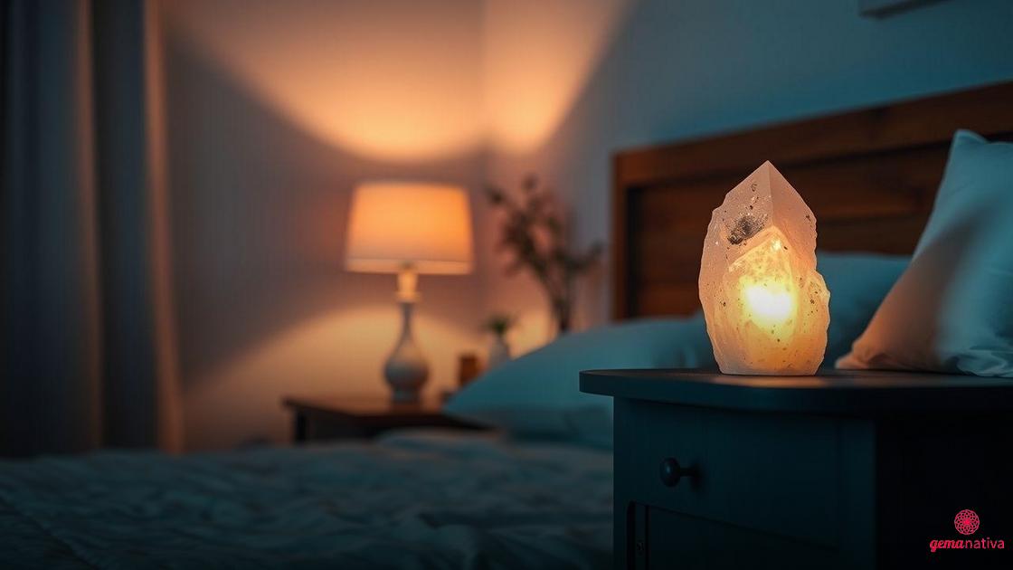 Como usar a Selenita no quarto antes de dormir Como usar a Selenita no quarto antes de dormir