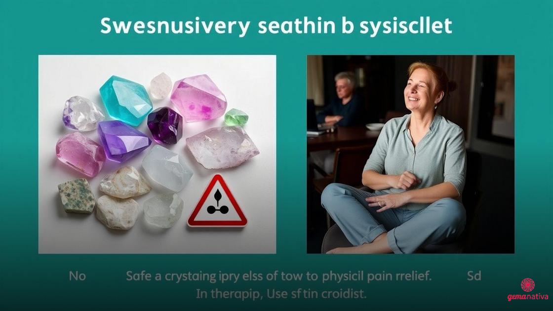 Cuidados e contraindicações no uso de cristais para dor física Cuidados e contraindicações no uso de cristais para dor física
