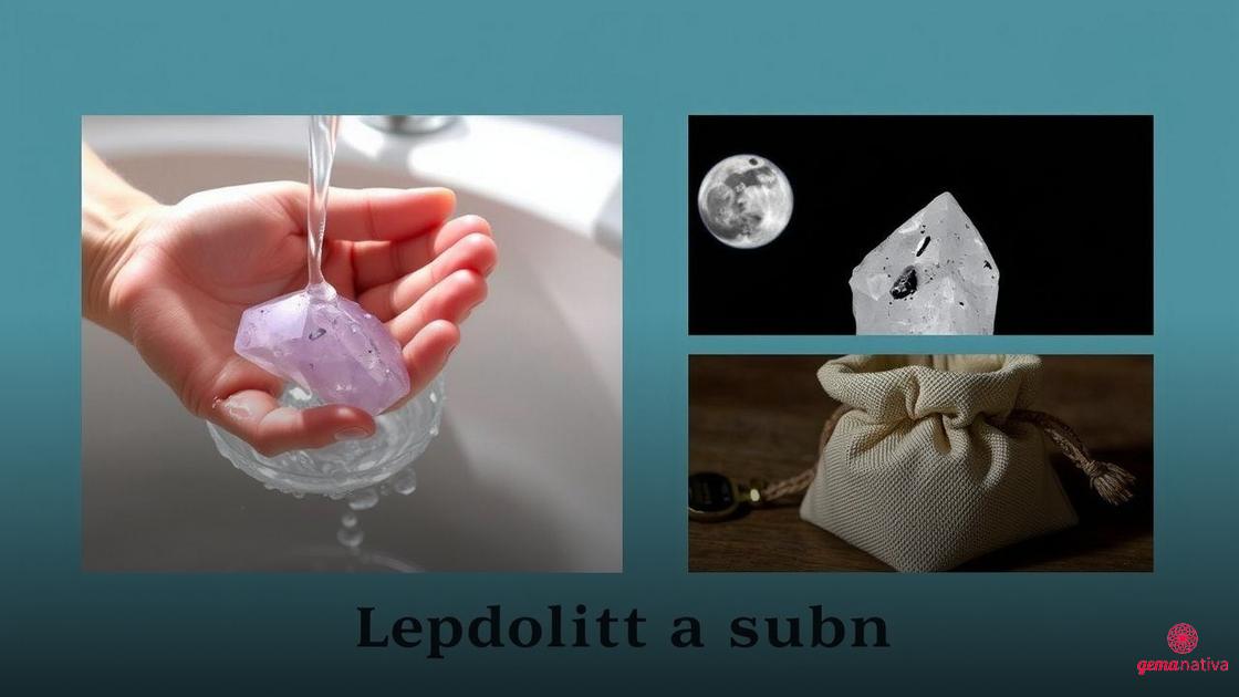 Cuidados na limpeza, energização e armazenamento da Lepidolita Cuidados na limpeza, energização e armazenamento da Lepidolita