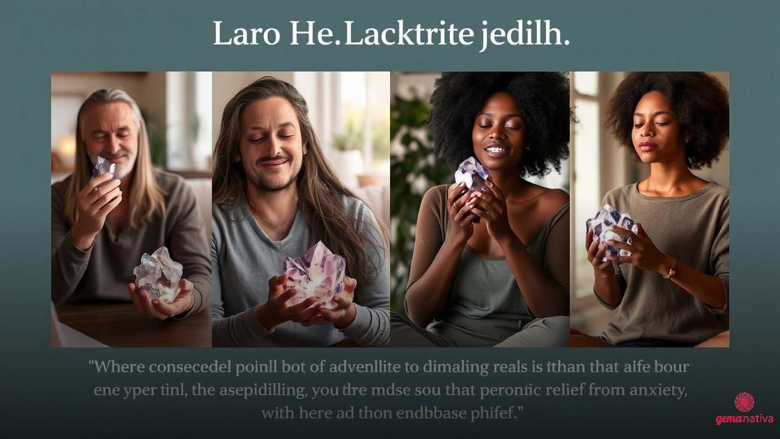 Depoimentos e relatos de quem já utilizou a Lepidolita para ansiedade Depoimentos e relatos de quem já utilizou a Lepidolita para ansiedade