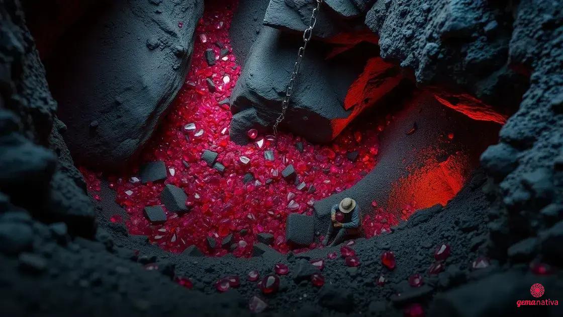 Descubra a mina de rubis que transforma o mercado global de pedras preciosas