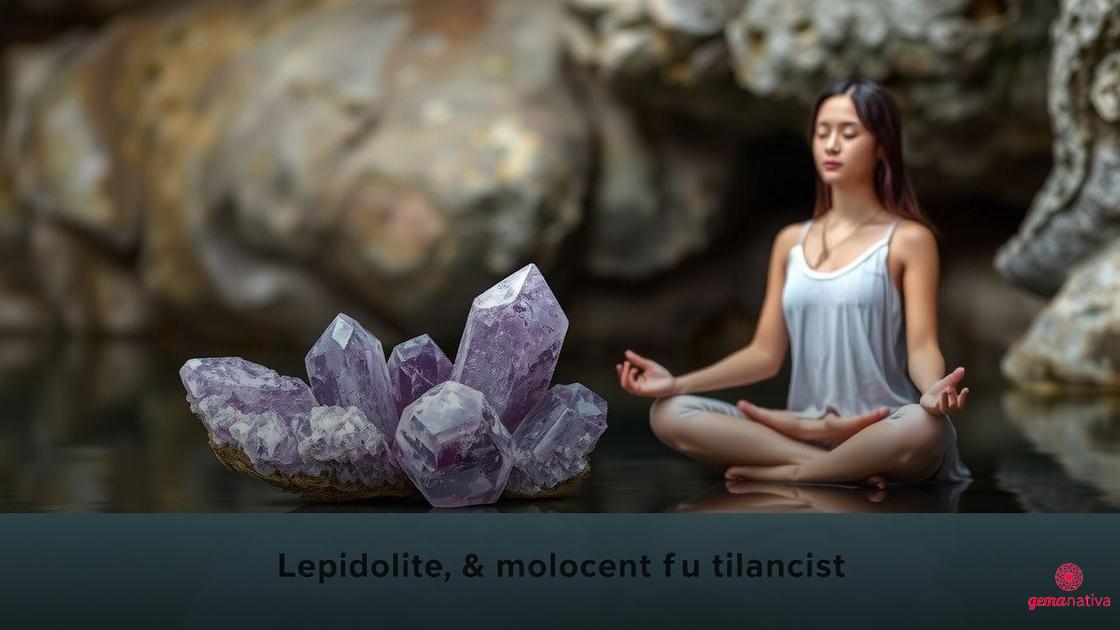Lepidolita: cristal para ansiedade e equilíbrio emocional