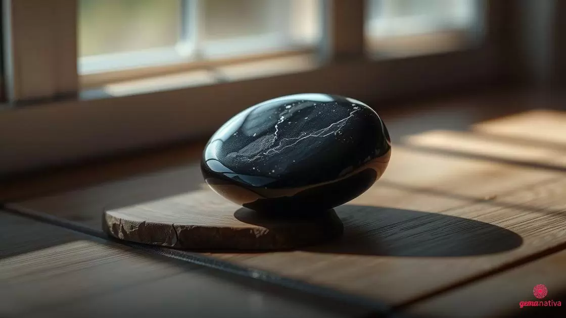 Obsidiana e liberação de bloqueios físicos e emocionais