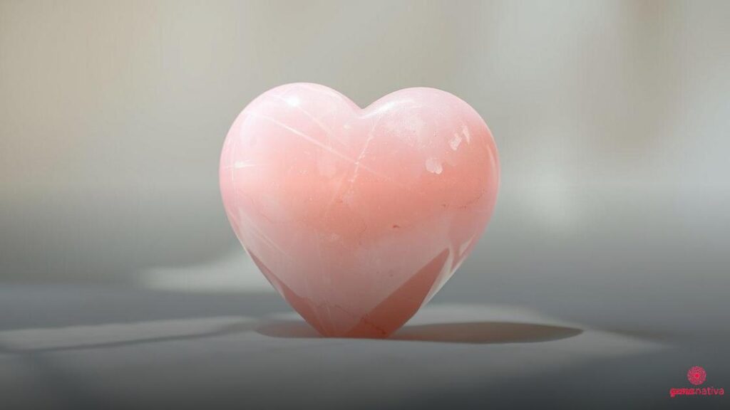 Quartzo Rosa e sua ação calmante sobre o coração