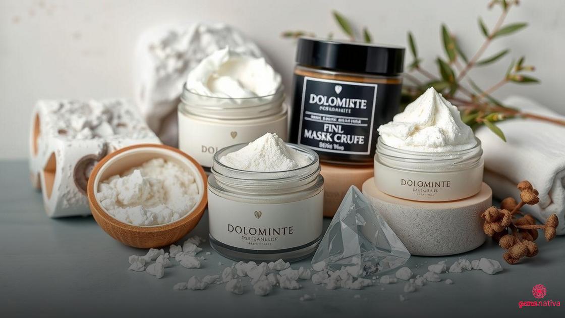 Usos da Dolomita na cosmética e estética Usos da Dolomita na cosmética e estética