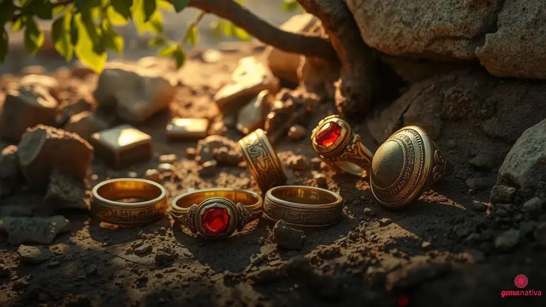 A Descoberta de Anéis de Ouro: Revelações sobre Jerusalém Antiga
