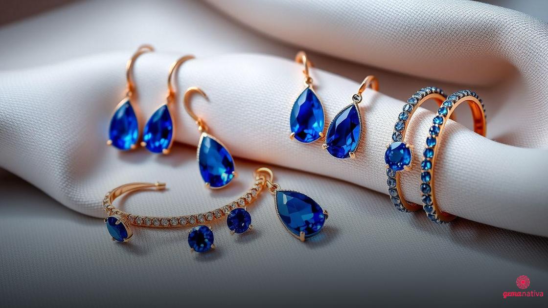 Brincos e pulseiras de Safira: charme e versatilidade Brincos e pulseiras de Safira: charme e versatilidade