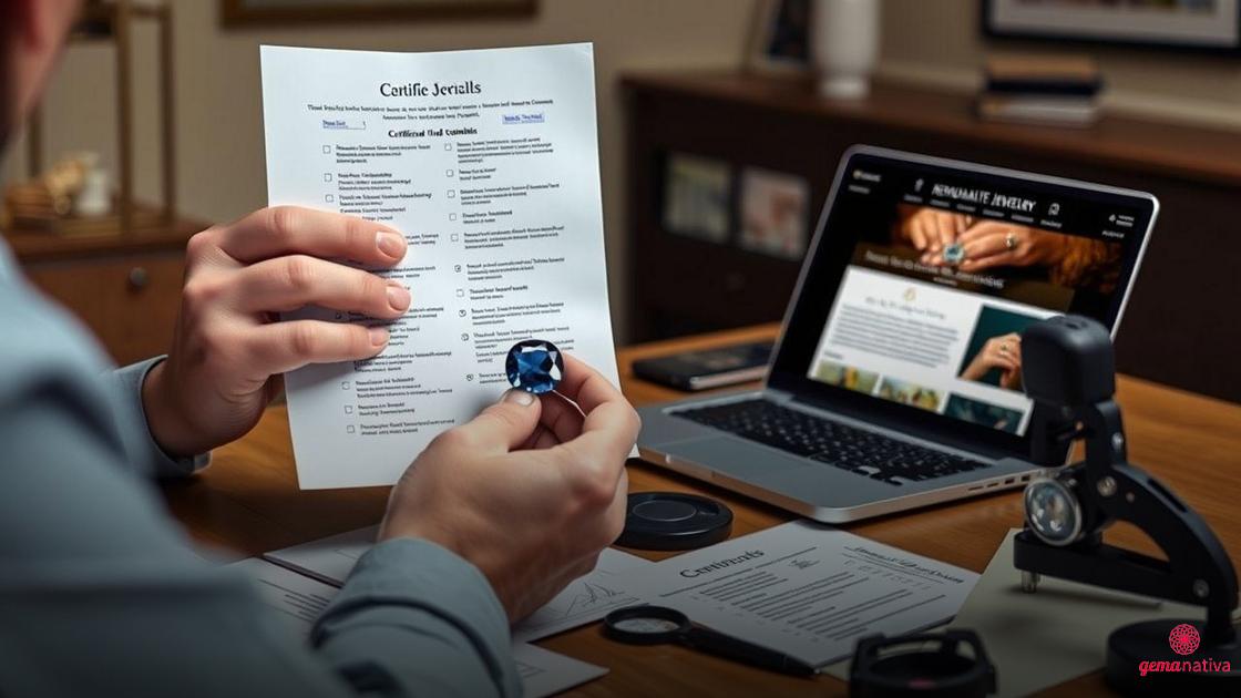 Checklist final para uma compra segura de Safira Checklist final para uma compra segura de Safira