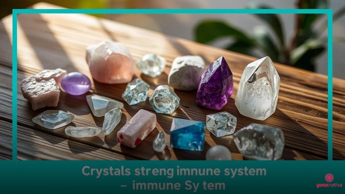Cristais para Fortalecer a Imunidade: Energia e Proteção