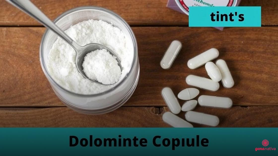 Diferenças entre a Dolomita em pó e cápsulas Diferenças entre a Dolomita em pó e cápsulas