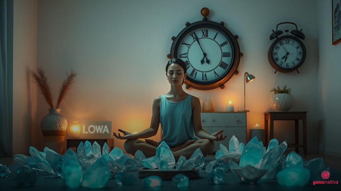 Duração ideal da meditação com cristais calmantes Duração ideal da meditação com cristais calmantes
