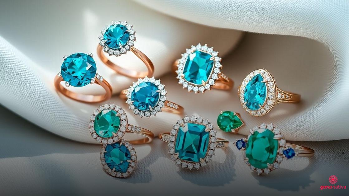 Estilos de joias que realçam a beleza da Turmalina Paraíba Estilos de joias que realçam a beleza da Turmalina Paraíba