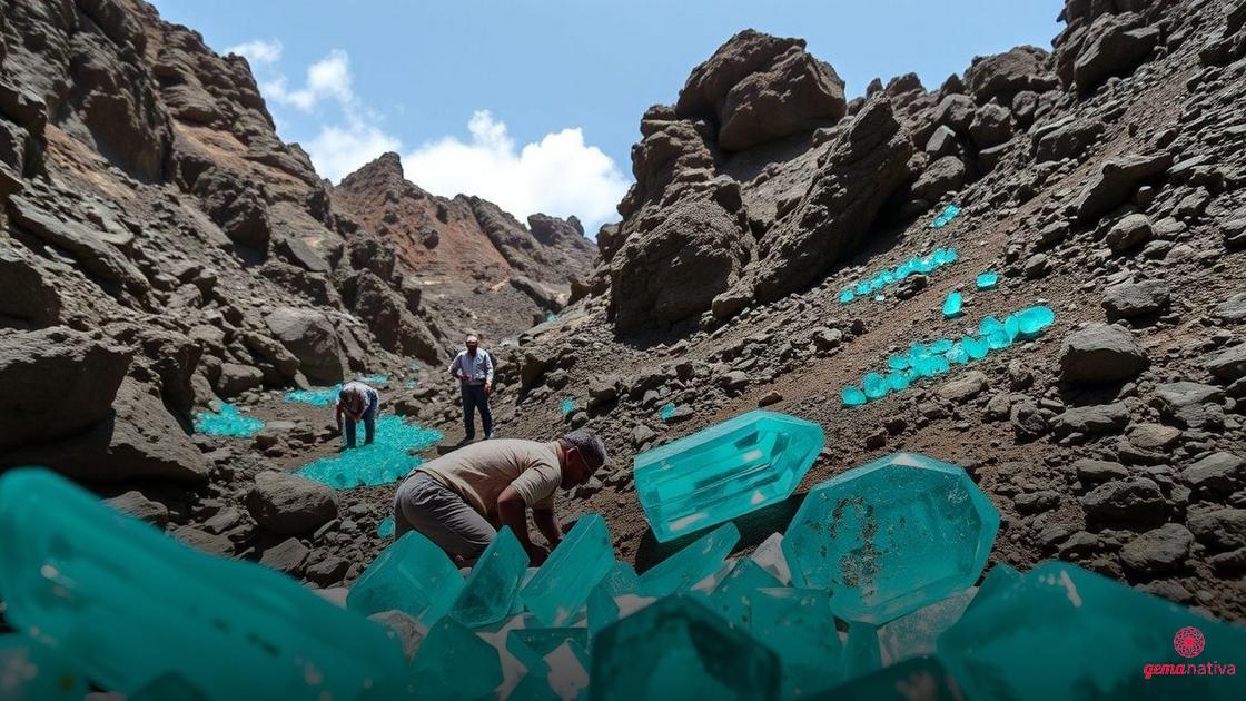 Expansão da mineração de Turmalina Paraíba para a África Expansão da mineração de Turmalina Paraíba para a África