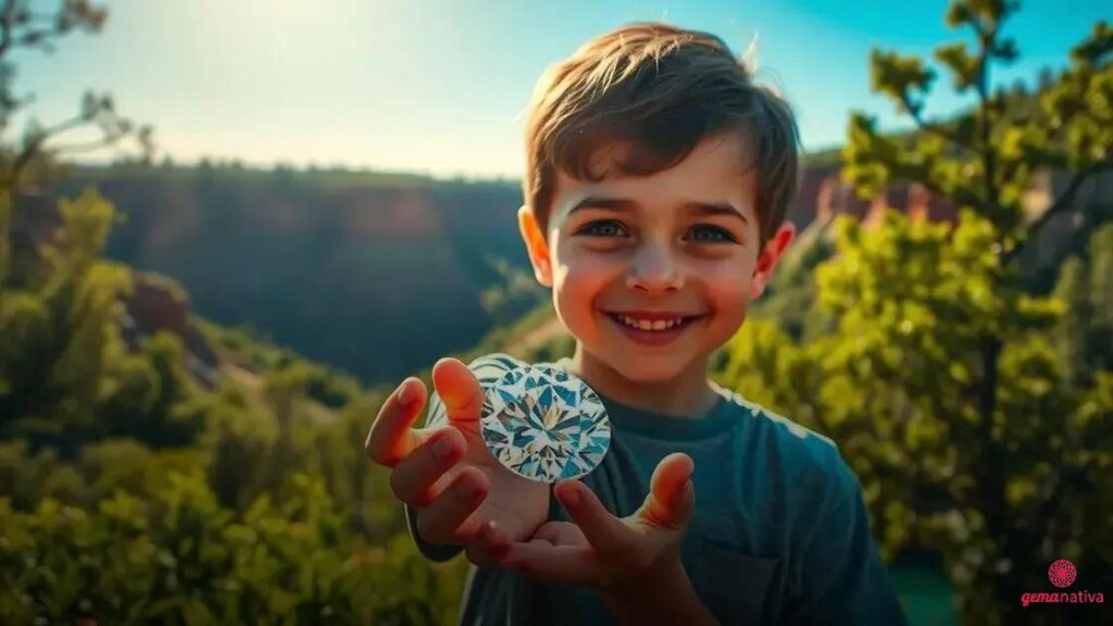 Garoto encontra diamante de R$ 5 milhões em visita a parque