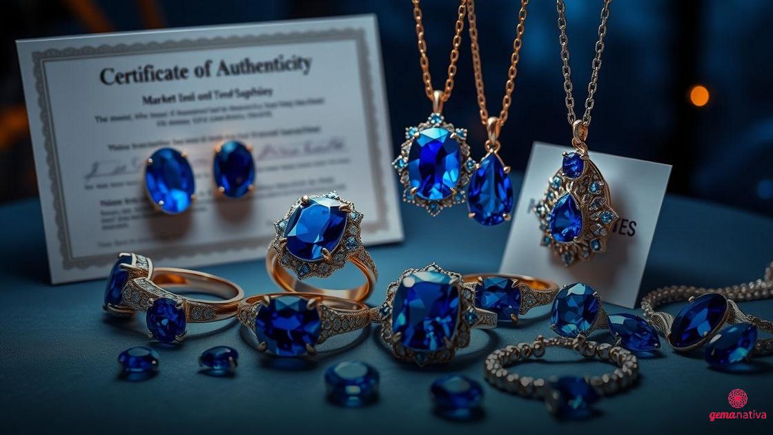 Investir em joias com Safira: valor, autenticidade e mercado Investir em joias com Safira: valor, autenticidade e mercado