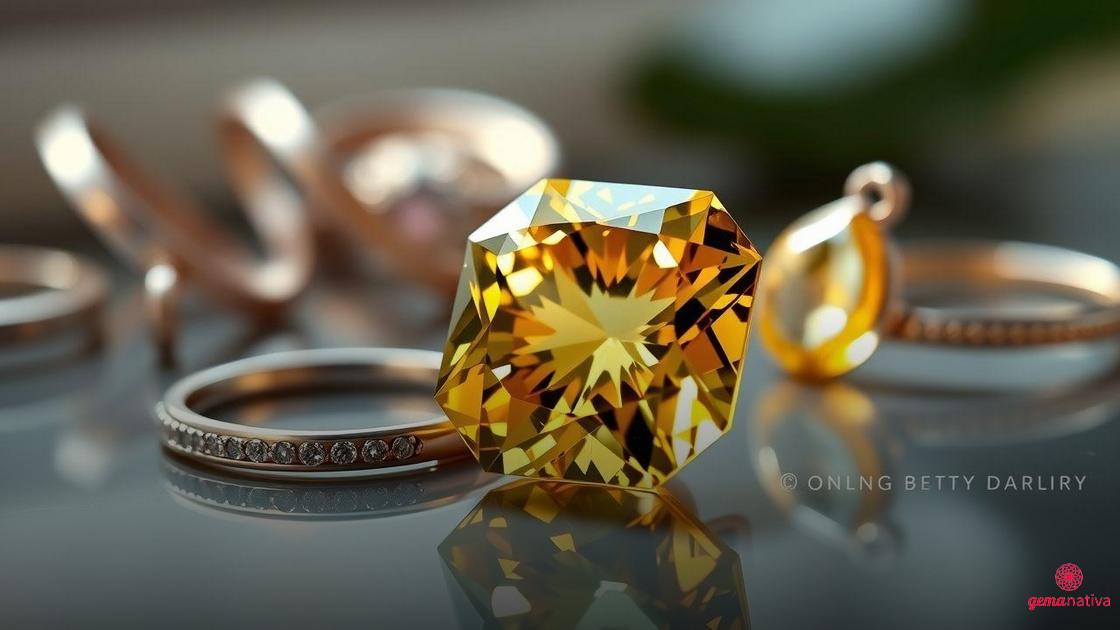 Safira Amarela: simbolismo e aplicações em joias Safira Amarela: simbolismo e aplicações em joias