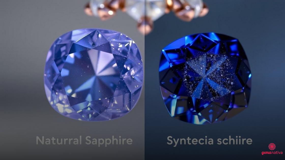 Safira Natural vs Safira Sintética: Como Diferenciar com Segurança