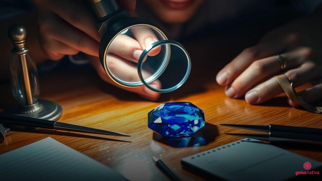 Testes simples para identificar uma Safira verdadeira Testes simples para identificar uma Safira verdadeira