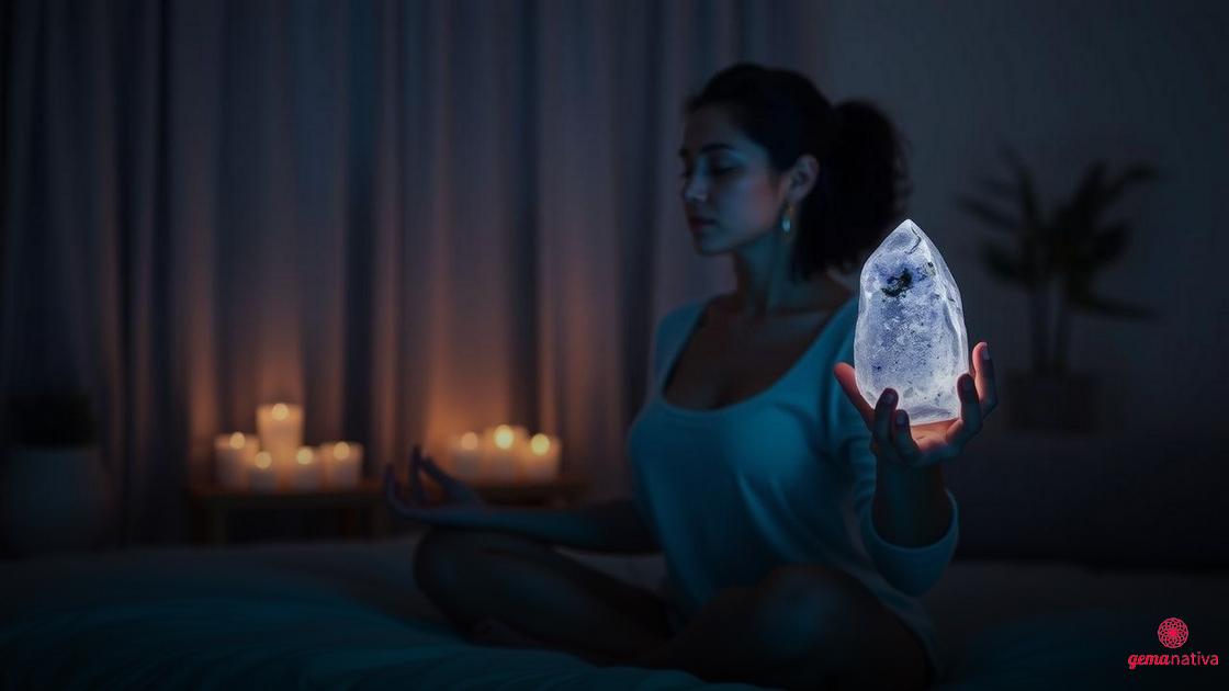 Benefícios da meditação com Lepidolita para ansiedade, estresse e insônia Benefícios da meditação com Lepidolita para ansiedade, estresse e insônia