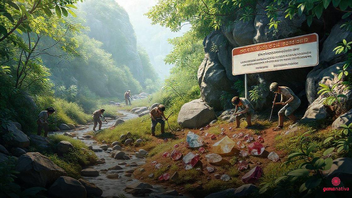 Cuidados e regras legais para coleta de pedras preciosas Cuidados e regras legais para coleta de pedras preciosas