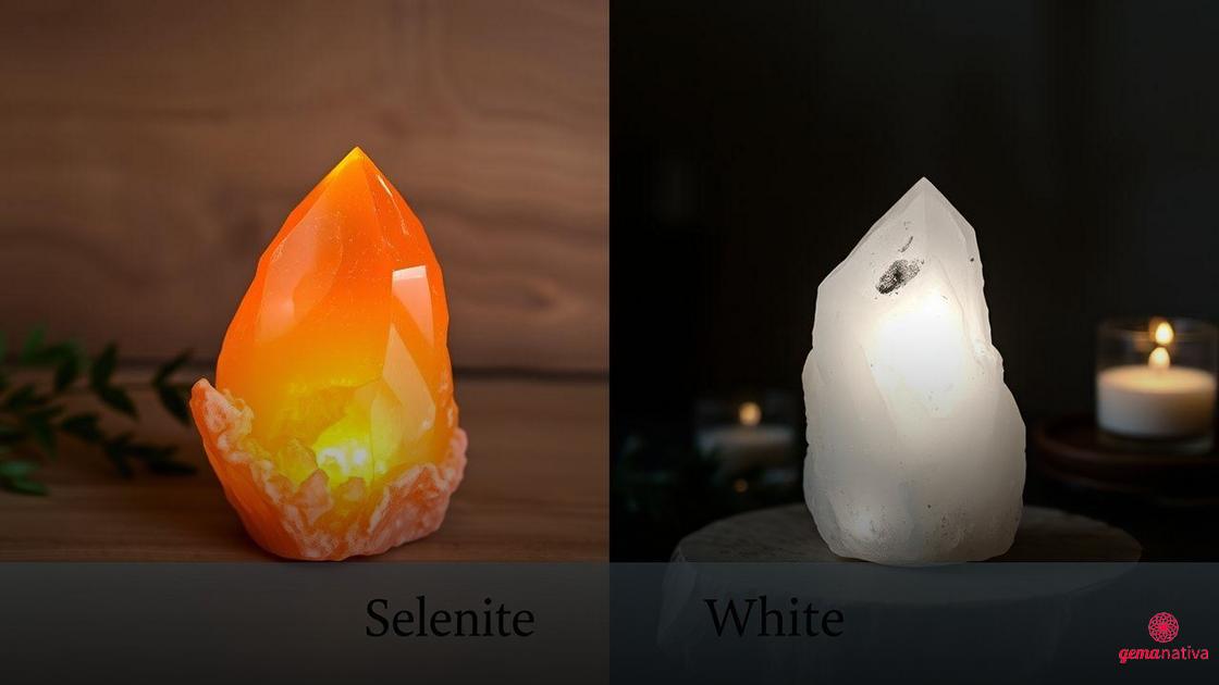 Diferenças entre a Selenita Laranja e a Selenita Branca no uso energético Diferenças entre a Selenita Laranja e a Selenita Branca no uso energético