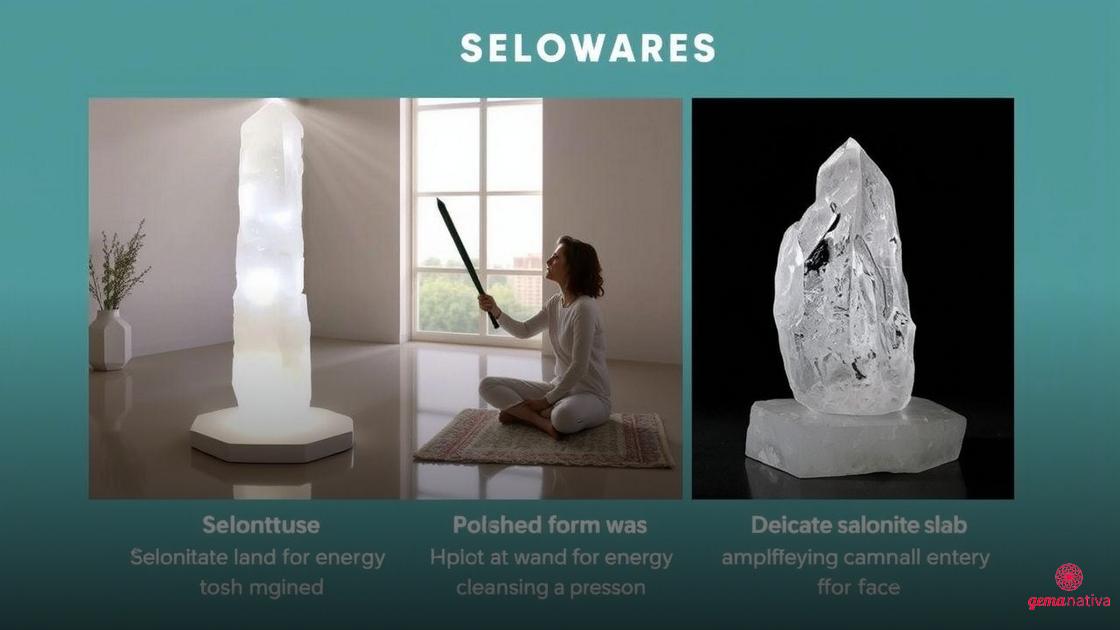 Diferenças entre bastão de Selenita, torres e lâminas: qual escolher? Diferenças entre bastão de Selenita, torres e lâminas: qual escolher?