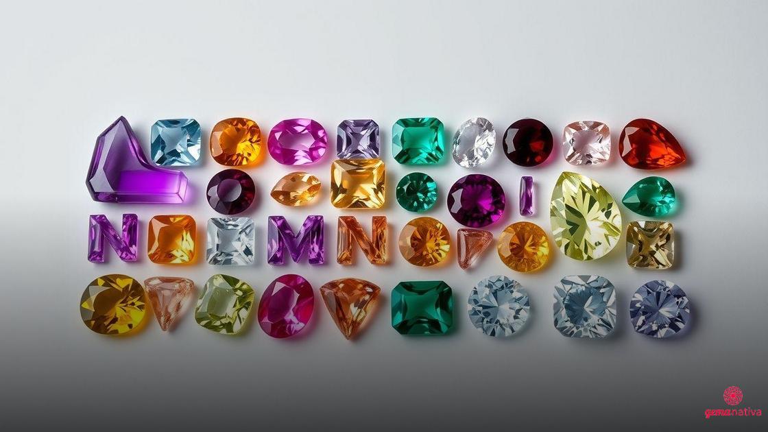 Fotos e descrições das pedras preciosas por ordem alfabética Fotos e descrições das pedras preciosas por ordem alfabética