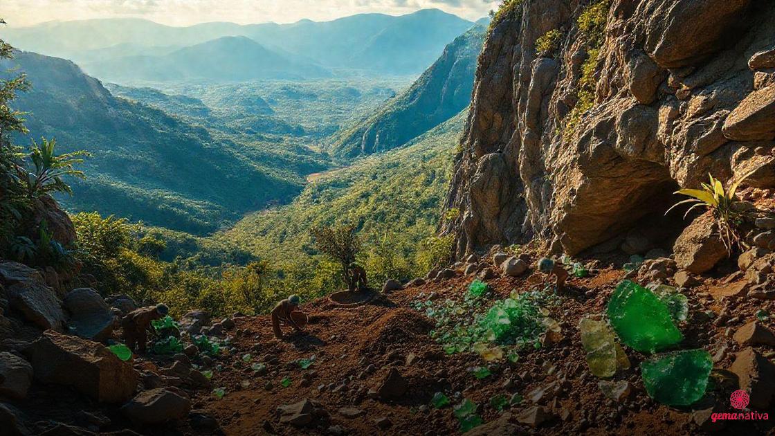 Goiás e Bahia: riquezas em esmeraldas e quartzos Goiás e Bahia: riquezas em esmeraldas e quartzos
