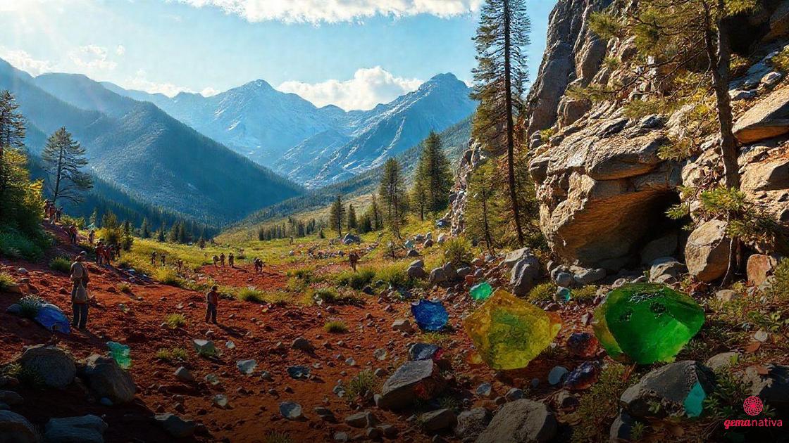 Locais famosos nos Estados Unidos e Europa para pedras preciosas Locais famosos nos Estados Unidos e Europa para pedras preciosas