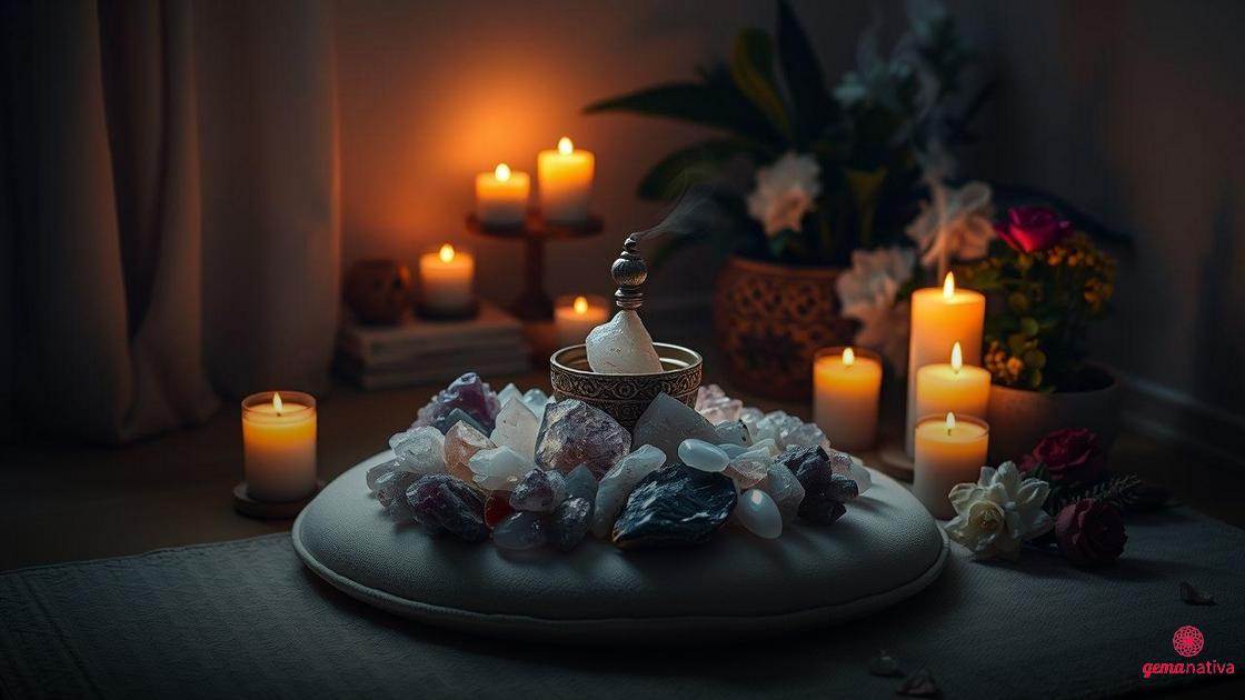 Meditações com cristais para acolher mudanças no ciclo hormonal Meditações com cristais para acolher mudanças no ciclo hormonal