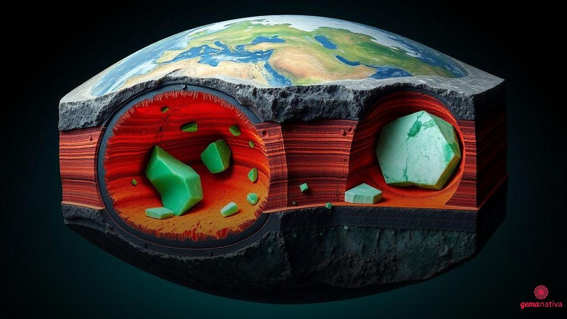 Origem geológica da Jadeíta e da Nefrita: como cada uma se forma Origem geológica da Jadeíta e da Nefrita: como cada uma se forma