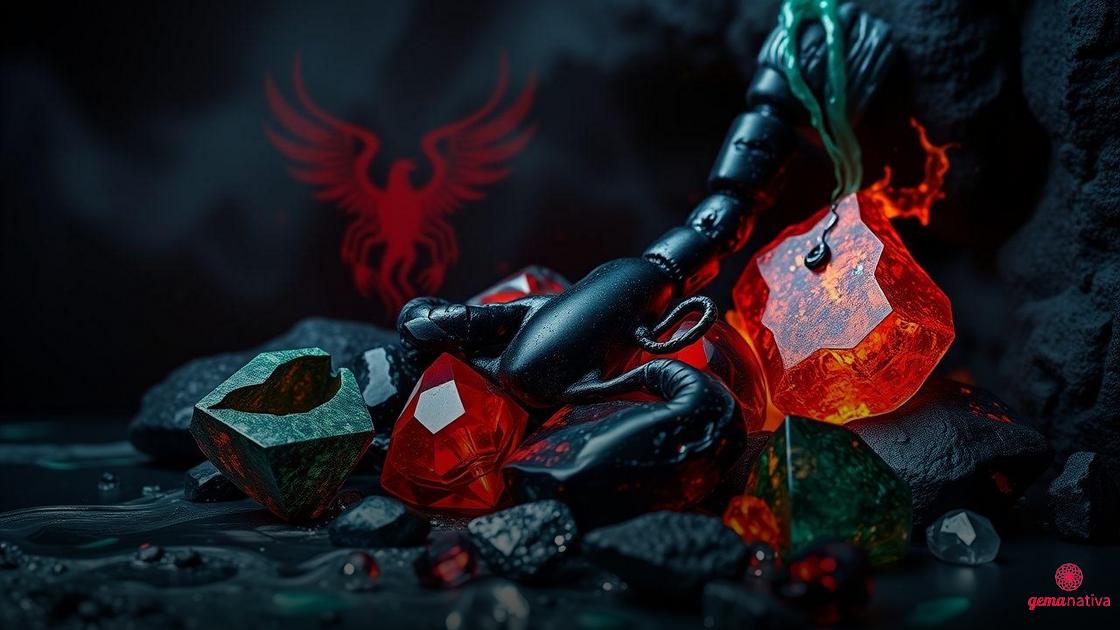 Pedras preciosas para Escorpião: transformação e intensidade Pedras preciosas para Escorpião: transformação e intensidade