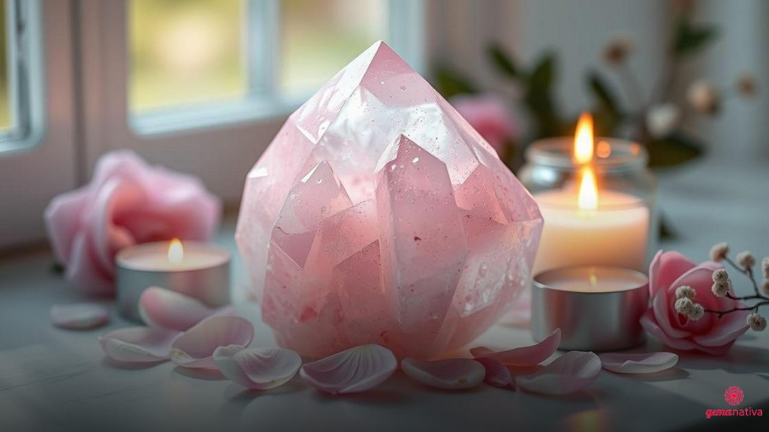 Quartzo rosa e regulação emocional nos ciclos menstruais