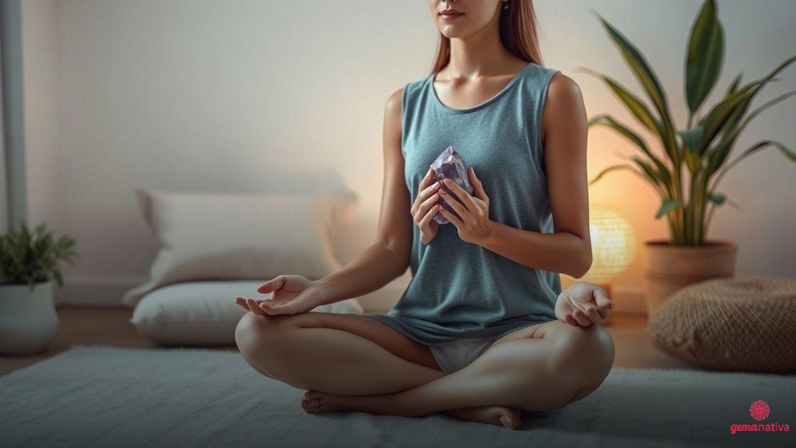 Técnicas simples de meditação com Lepidolita para iniciantes Técnicas simples de meditação com Lepidolita para iniciantes