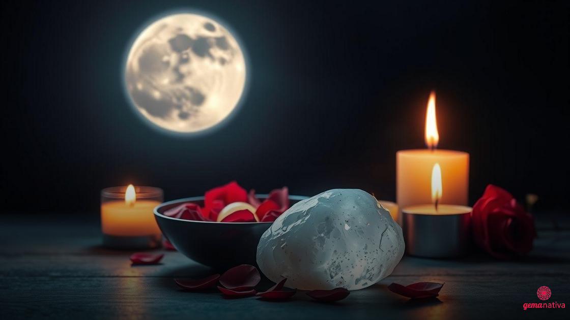 Uso da Pedra da Lua em rituais ligados ao ciclo menstrual e à lua Uso da Pedra da Lua em rituais ligados ao ciclo menstrual e à lua