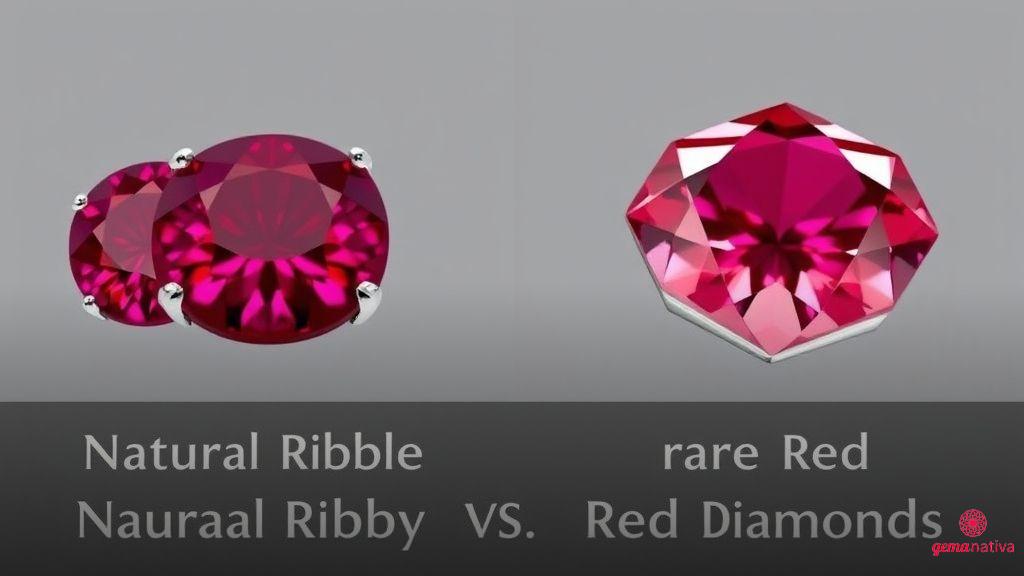 A diferença entre rubis naturais e diamantes vermelhos raros A diferença entre rubis naturais e diamantes vermelhos raros