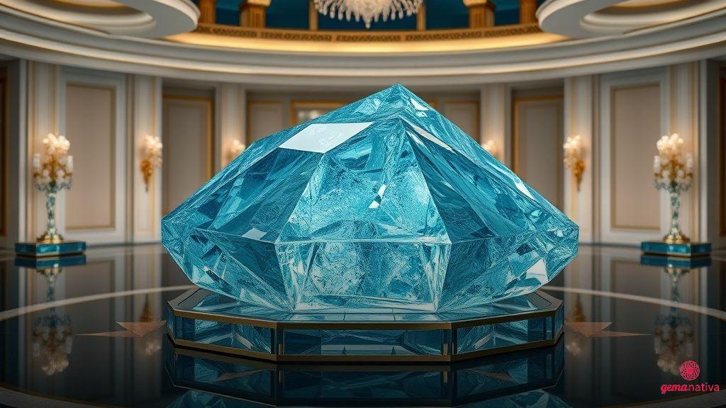 Água-marinha Dom Pedro: a maior já lapidada Água-marinha Dom Pedro: a maior já lapidada