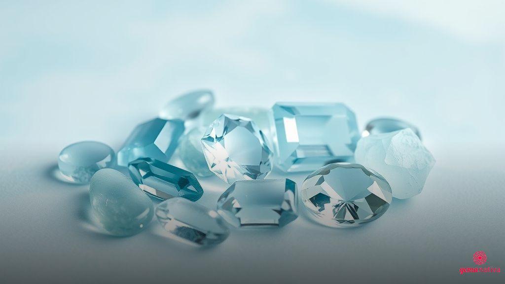 Benefícios espirituais e terapêuticos das gemas azul claro Benefícios espirituais e terapêuticos das gemas azul claro