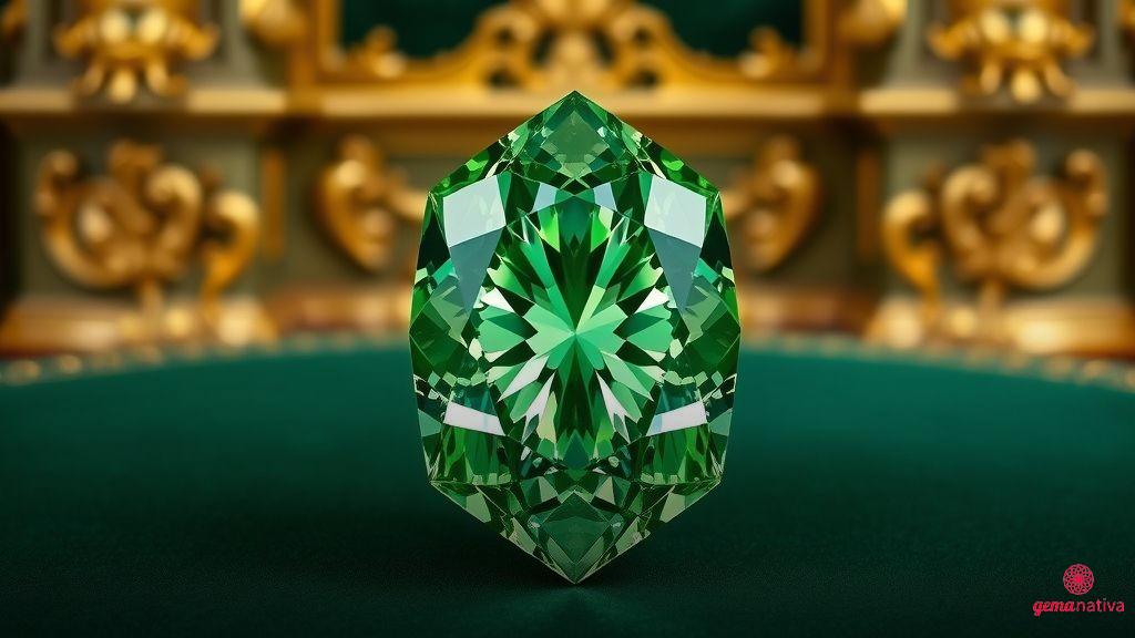 Diamante Dresden Green: raridade em tom verde Diamante Dresden Green: raridade em tom verde