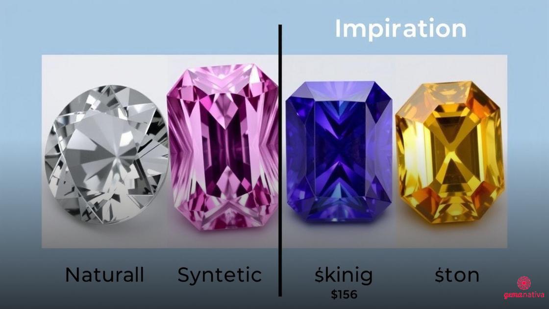 Diferença de preço entre pedras naturais, sintéticas e imitadas Diferença de preço entre pedras naturais, sintéticas e imitadas