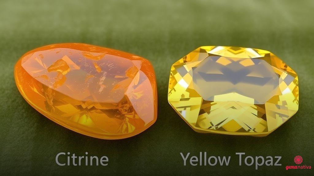 Diferenças entre citrino e topázio amarelo Diferenças entre citrino e topázio amarelo