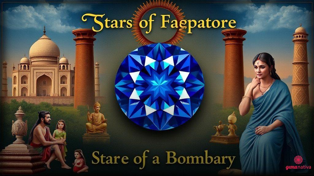 Estrela de Bombaim: safira lendária da Índia Estrela de Bombaim: safira lendária da Índia