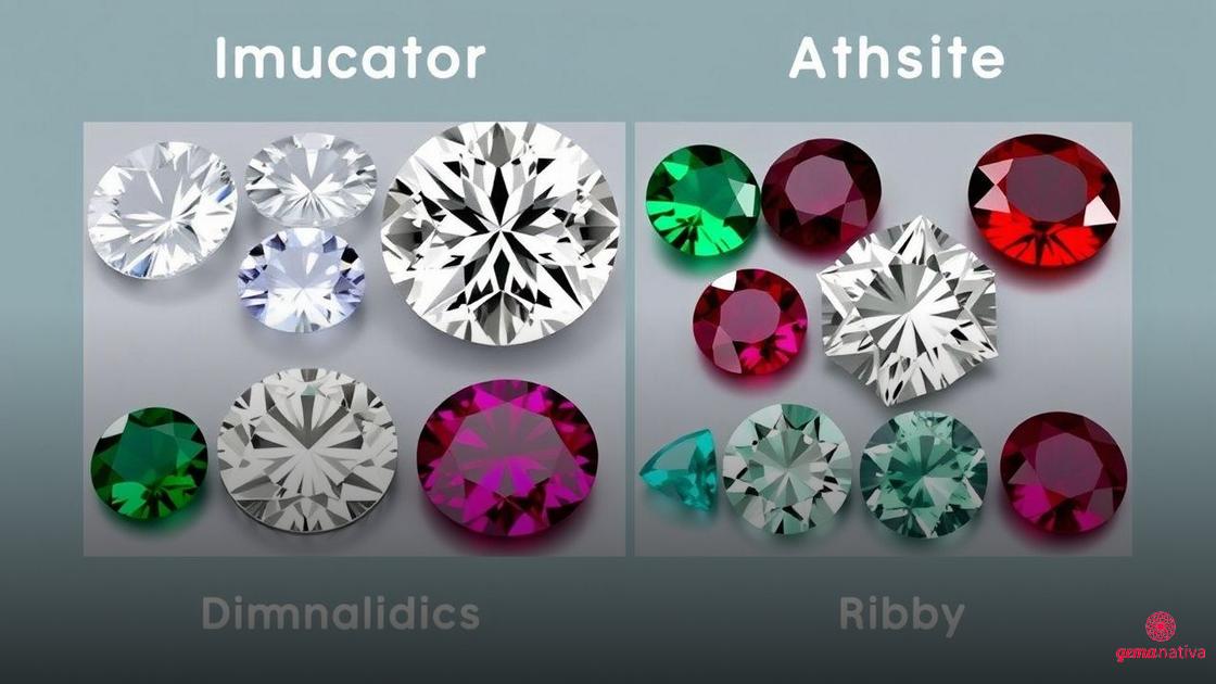 Exemplos de pedras preciosas mais imitadas no mercado Exemplos de pedras preciosas mais imitadas no mercado