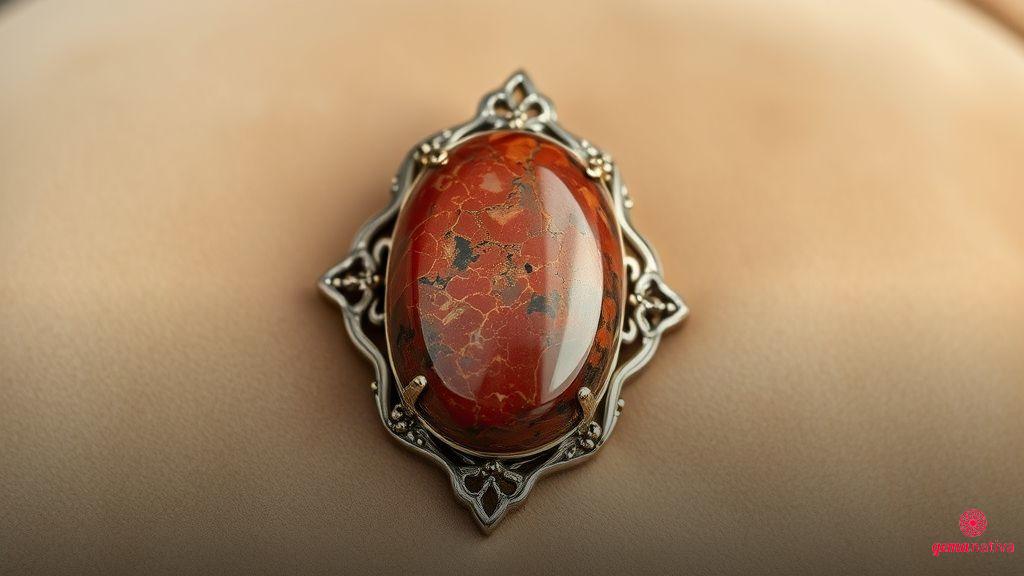 Jaspe vermelho: proteção e estabilidade Jaspe vermelho: proteção e estabilidade