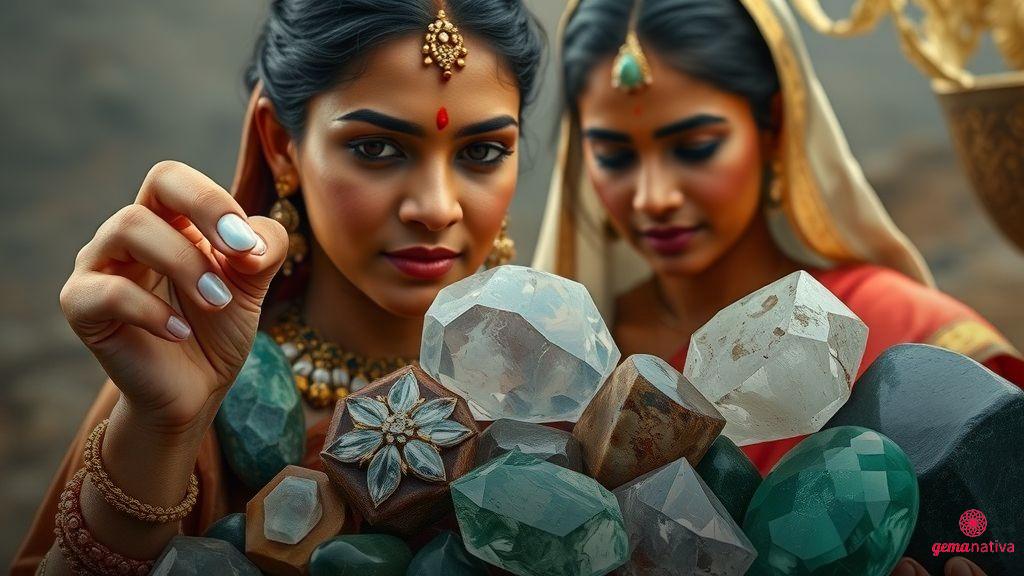 O uso das pedras na Índia e na cultura oriental O uso das pedras na Índia e na cultura oriental