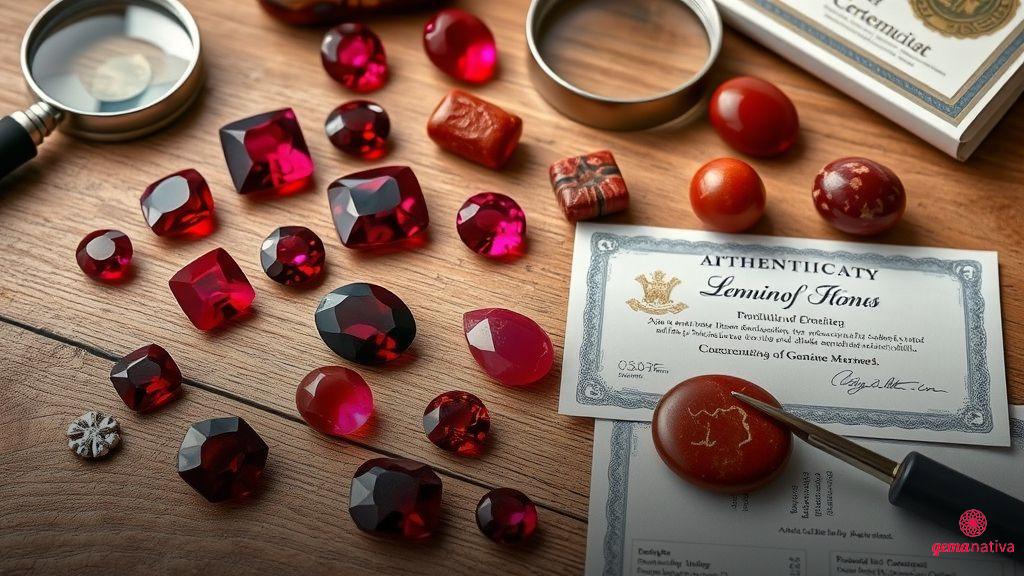 Onde encontrar e como identificar pedras vermelhas originais Onde encontrar e como identificar pedras vermelhas originais