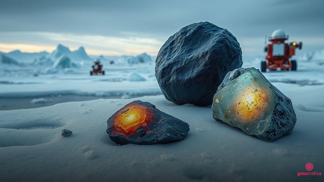 Pedras famosas da Antártida: raridades e descobertas científicas Pedras famosas da Antártida: raridades e descobertas científicas